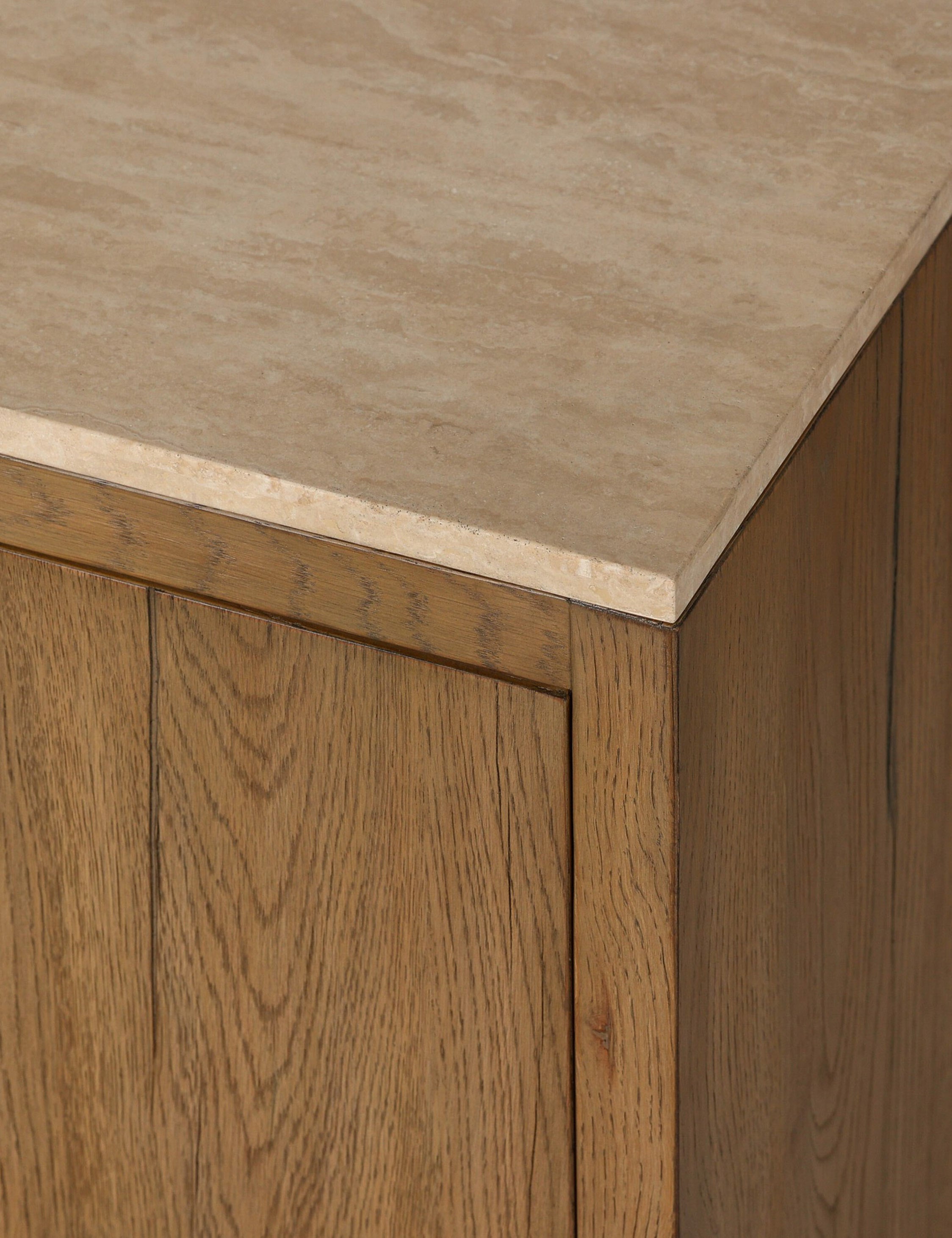 Modern Bram Sideboard - Stylish Wooden Buffet Cabinet with 2 Doors & 4 Drawers - Perfect for Dining Room Storage & Living Room Organization