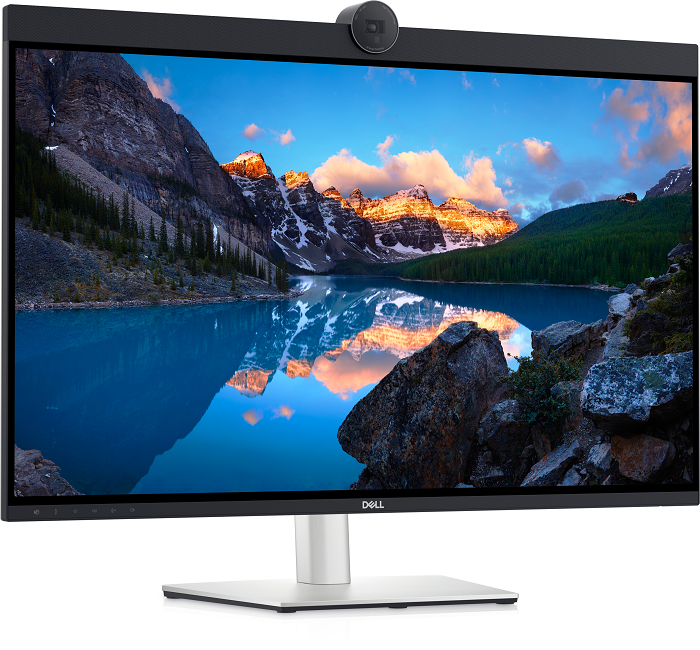 Dell UltraSharp U3223QZ 32-inch 4K UHD Monitor with Dual 14W Speakers, Auto KVM & Built-in Webcam - Perfect for Video Conferencing, Home Office & Professional Workspaces (On Sale)