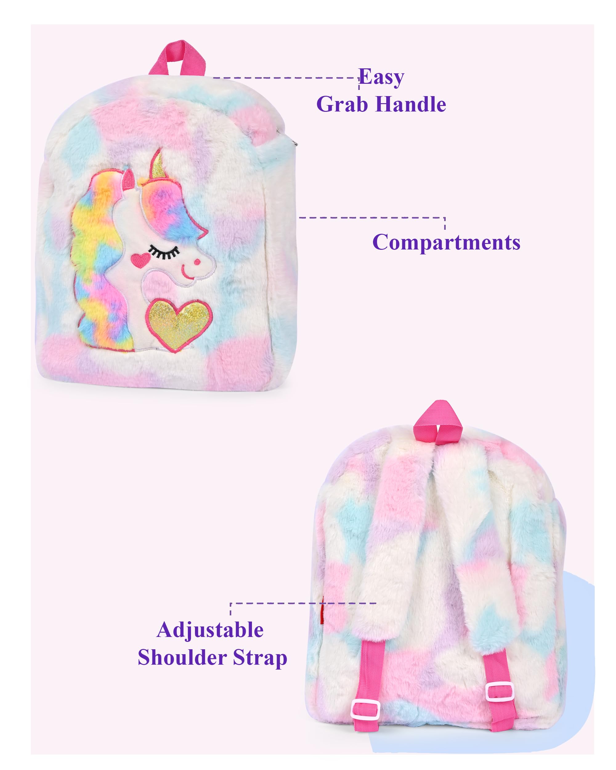 Besties Kids Plush Backpack for Preschool - Soft & Cute School Bag for Boys & Girls - Perfect for Daycare, Kindergarten & Travel