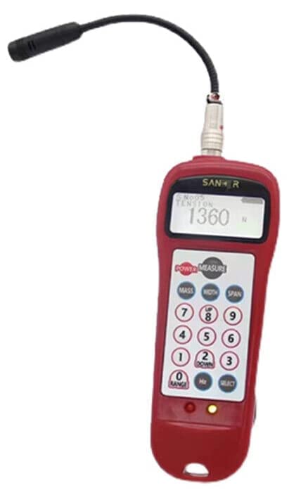 Sonic Belt Tension Meter - Digital Acoustic Belt Tension Tester for V-Belt, Fabric Covered Belt, Toothed Edge Belt, Multi-Vinged Belt & Power Transmission Belts | Industrial Maintenance & Automotive Repair Tool