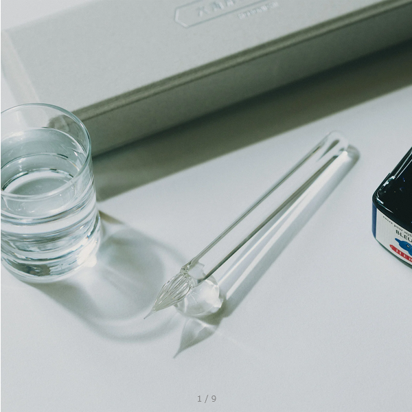 Hexagon Glass Dip Pen - Elegant Calligraphy & Writing Tool for Hobonichi Planners, Journals, and Scrapbooking - Perfect for Hand Lettering, Art Projects, and Gift Giving