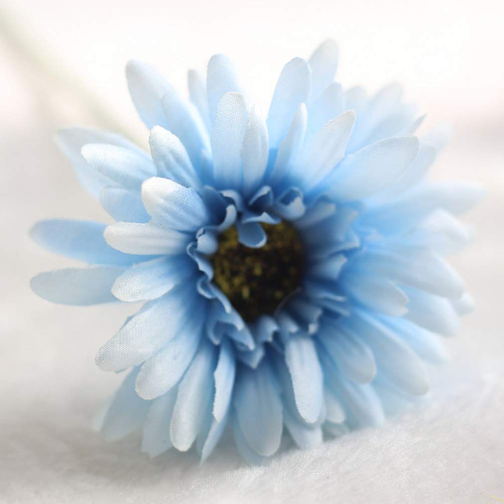 BESPORTBLE 10pcs Artificial Gerbera Flowers - African & European Style Wedding Bouquet Decorations, Fake Flower Arrangements for Home, Party, and Event Decor
