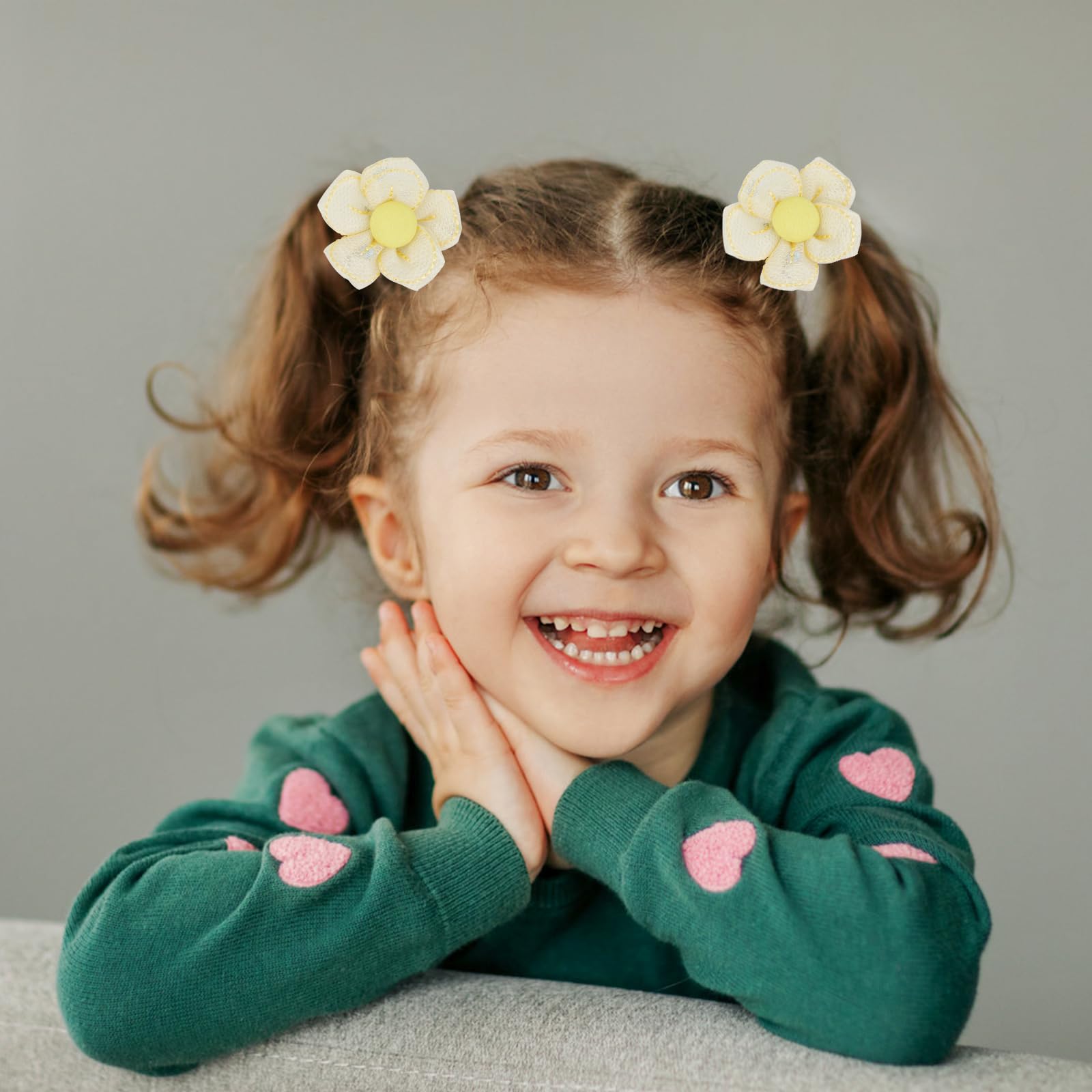 60PCS Colorful Baby Hair Ties & Bows Set - Soft Elastic Ponytail Holders for Girls, Toddlers & Infants | Perfect for Daily Wear, Parties & Photo Shoots