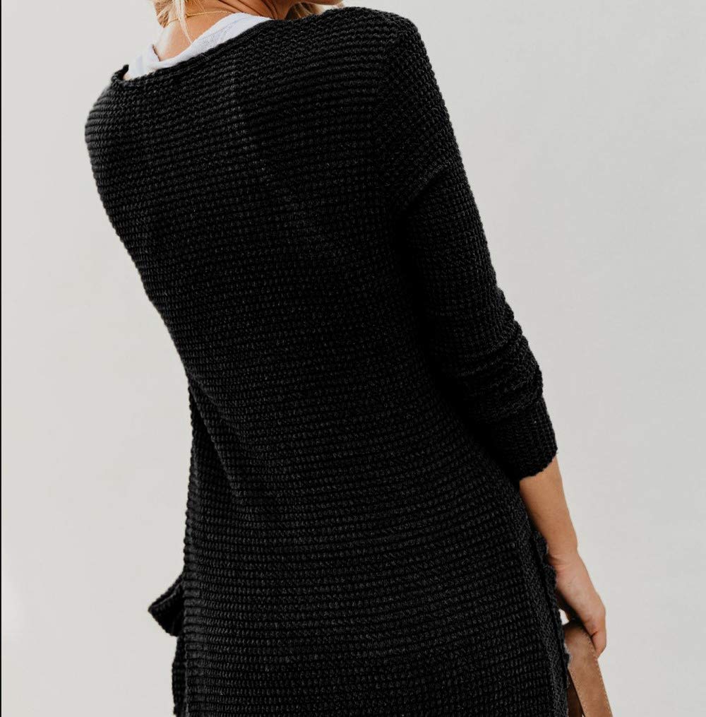 HZSONNE Women's Boho Long Sleeve Cardigan - Casual Button Down Knit Sweater with Front Pockets | Perfect for Fall Layering, Office Wear & Cozy Outfits