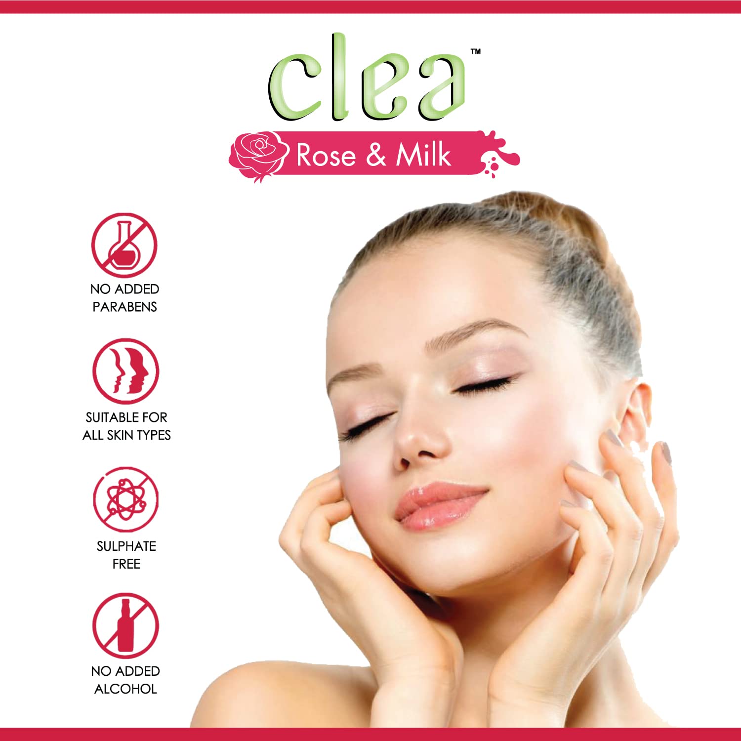 **Clea Rose & Milk Cleansing Makeup Remover Wipes for Dry Skin - Hydrating, Soothing, Nourishing Facial Wipes - Pack of 5 (50 Wipes Total) - Perfect for Travel, Gym & Daily Skincare Routine**