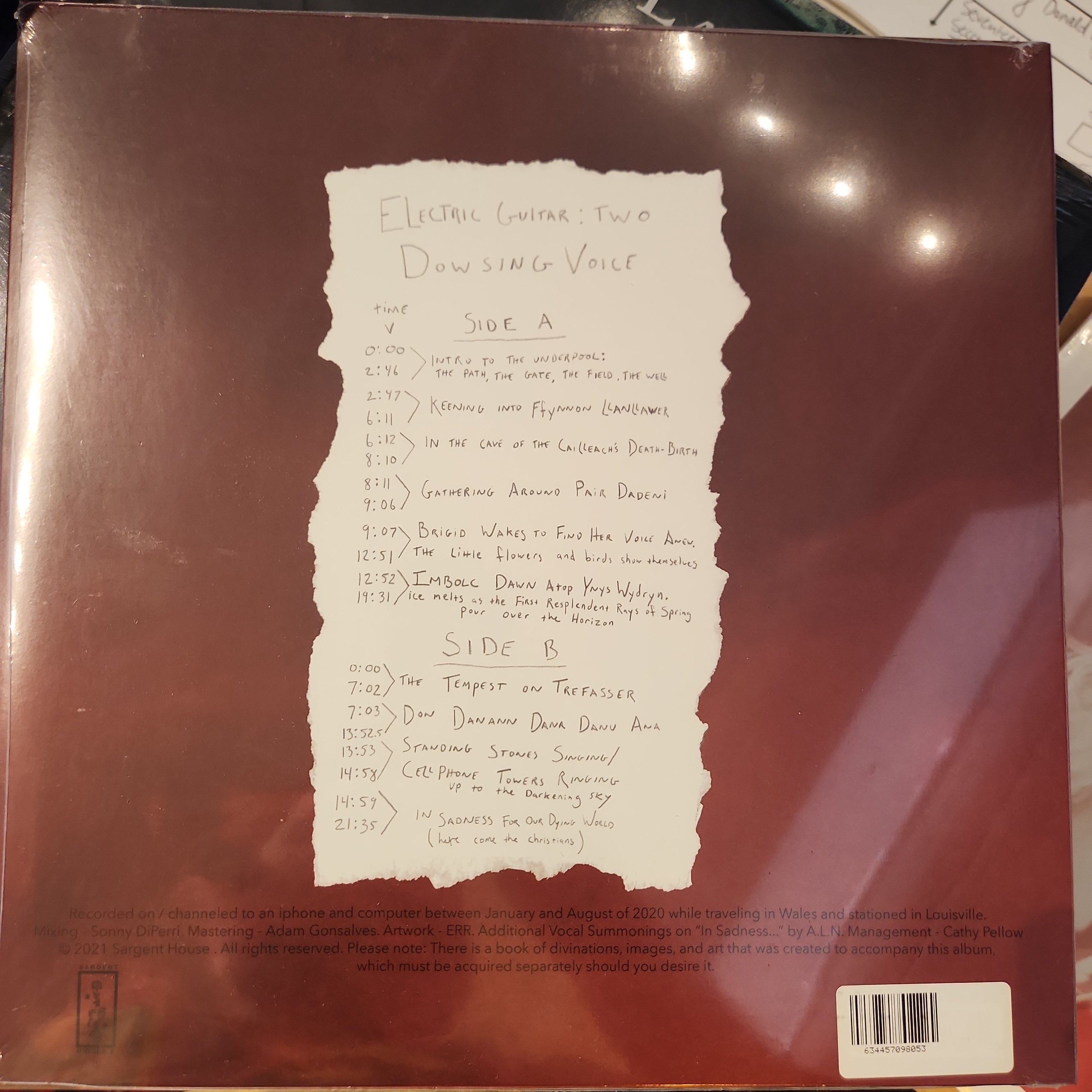 Emma Ruth Rundle EG2: Dowsing Voice Transparent Red Vinyl LP | Limited Edition Alternative Rock Record | Perfect for Vinyl Collectors & Music Enthusiasts