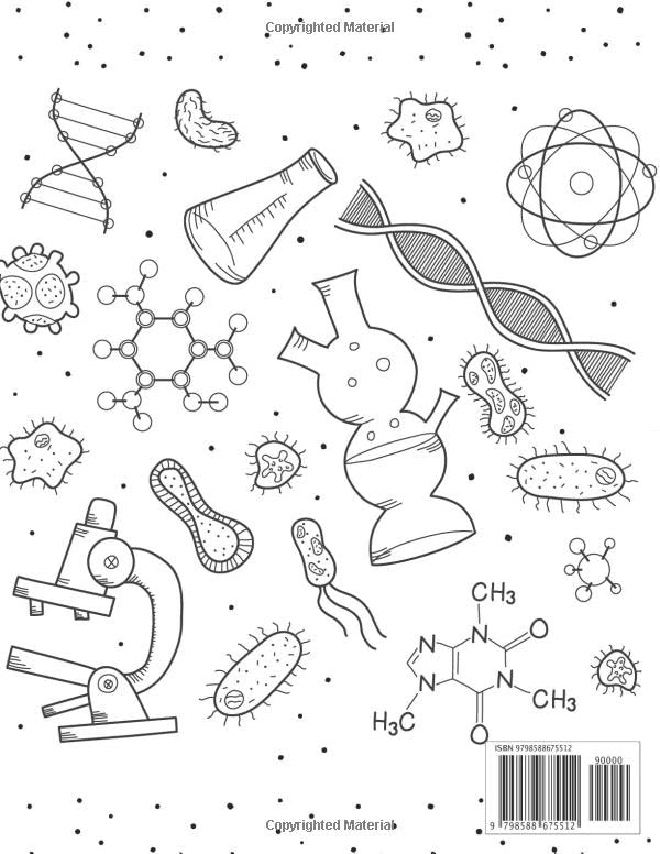 Biology Coloring Book for Kids Ages 4-9: Human Body, Marine Life, Animals & Plants Science Activity Book - Perfect for Homeschooling, Classroom Learning & STEM Education Gifts