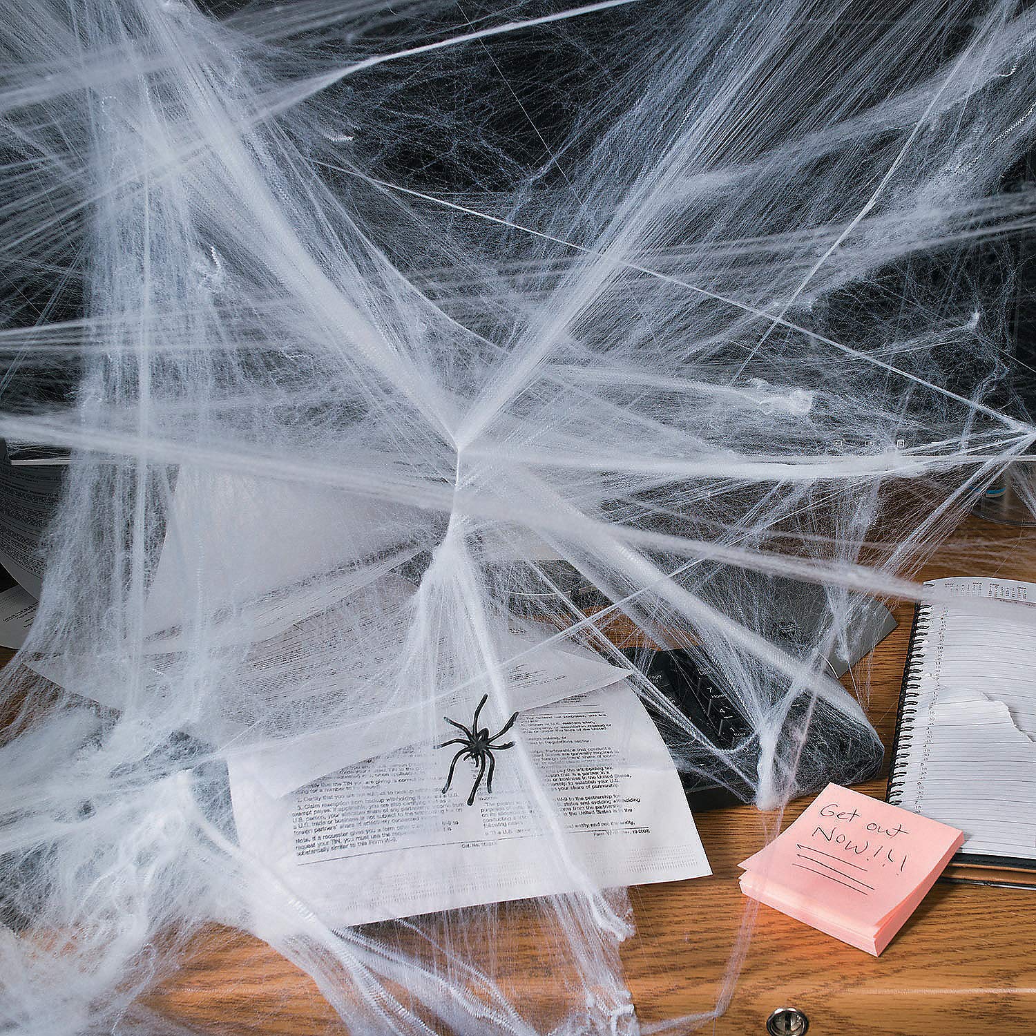 Stretchable Spider Webs for Halloween Decorations - 12 Pack - Fun Express Halloween Party Supplies for Walls, Windows & Home Decor - Perfect for Halloween Parties, Haunted Houses & Spooky Events