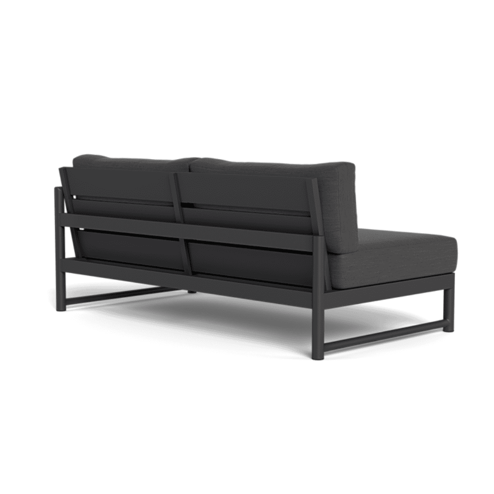 Breeze XL Outdoor Patio Loveseat with Right Arm - Perfect for Gardens, Decks, and Poolside Relaxation