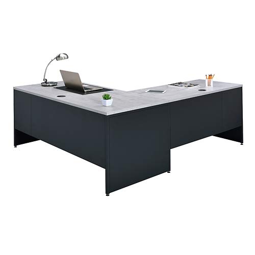 NBF Signature Series Carbon L-Shaped Desk - 66