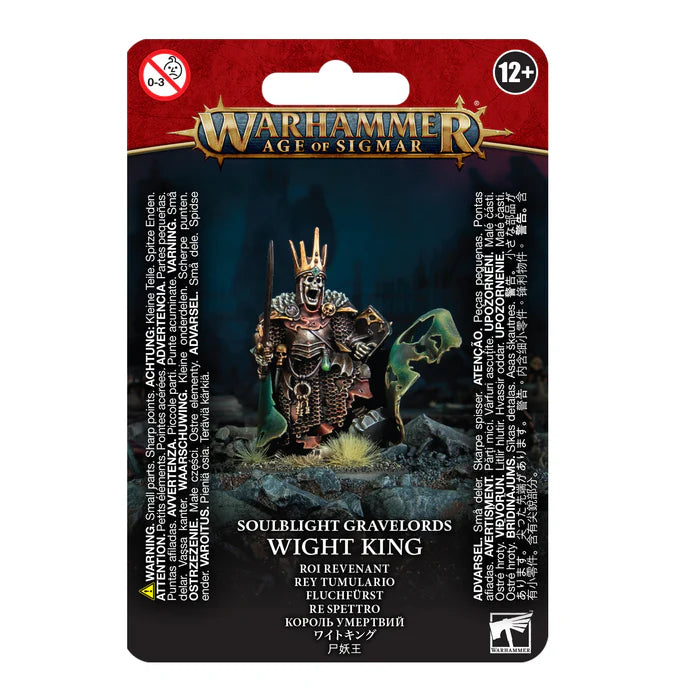 Age of Sigmar Soulblight Gravelords: Wight King Miniature - Undead Vampire Army Commander for Warhammer Tabletop Battles (Perfect for Wargaming, Painting & Collecting)