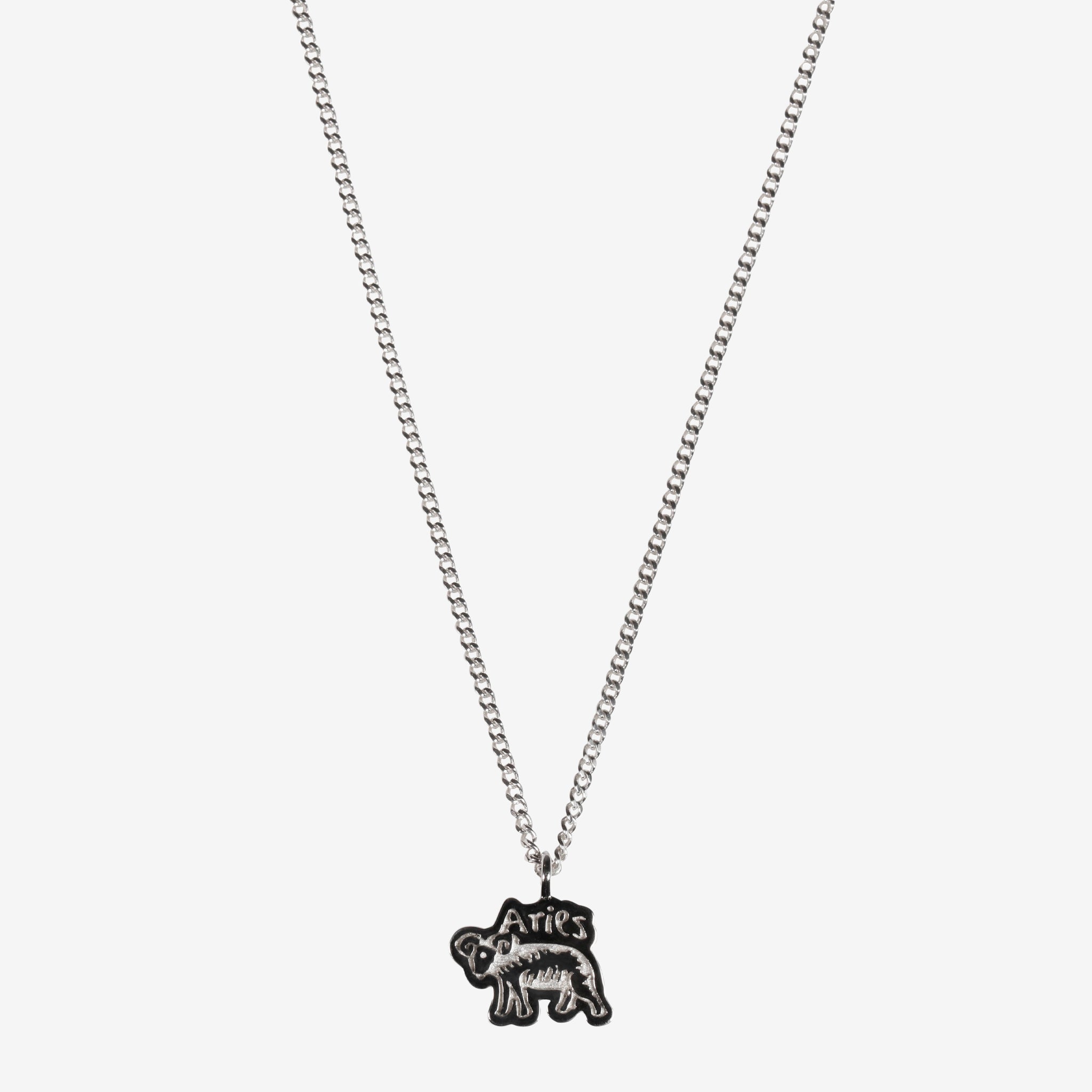 Aries Zodiac Silver Pendant Necklace - Perfect for Birthdays, Gifts & Everyday Wear