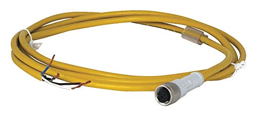Eaton CSDS4A4CY2202 4-Pin Cordset with Bare Wire End - Heavy Duty Power Cable for Industrial Equipment, Machinery, and Electrical Applications
