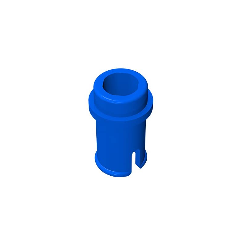 Gobricks GDS-912 1/2 Pin Connector - 50PCS Blue (050) Lego-Compatible Building Blocks for Technic Parts - DIY Projects, STEM Toys, Model Construction & Creative Play