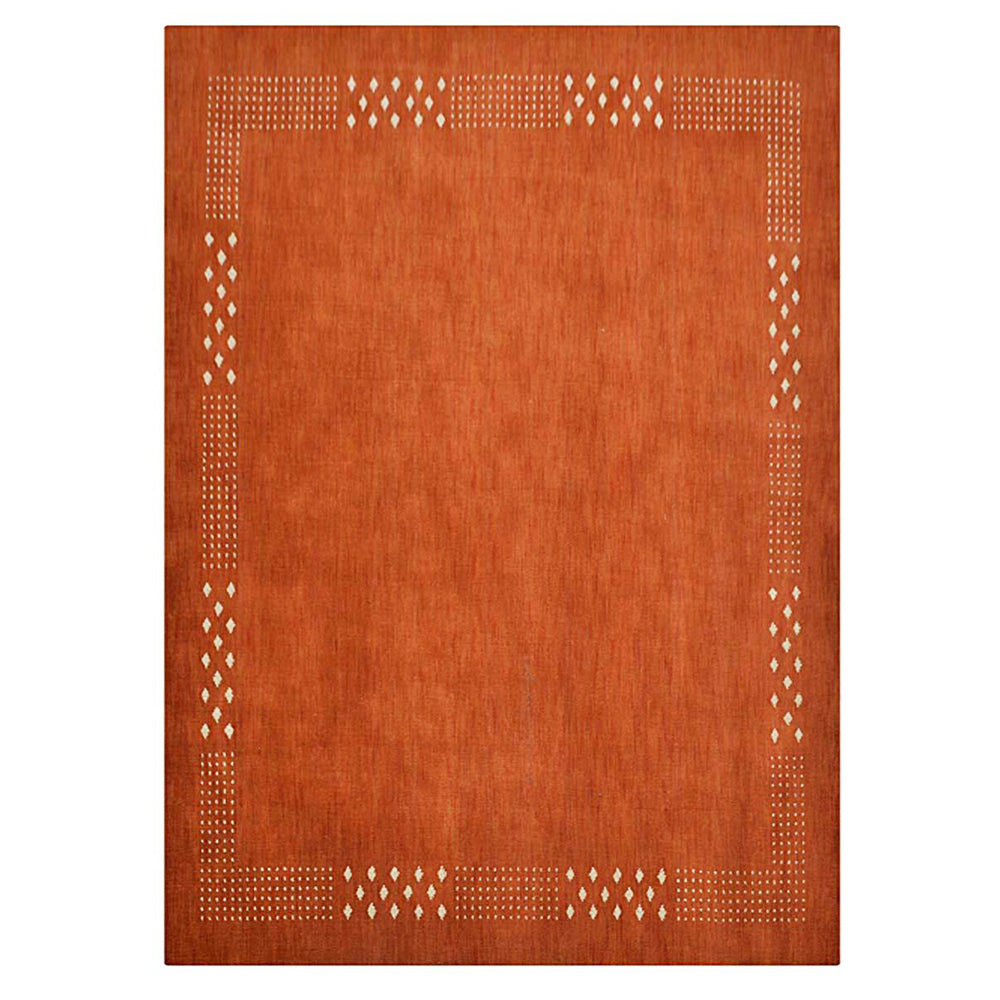 Hand Knotted Wool Rug - Premium Quality Handmade in Shenzhen - Perfect for Living Room, Bedroom & Home Decor