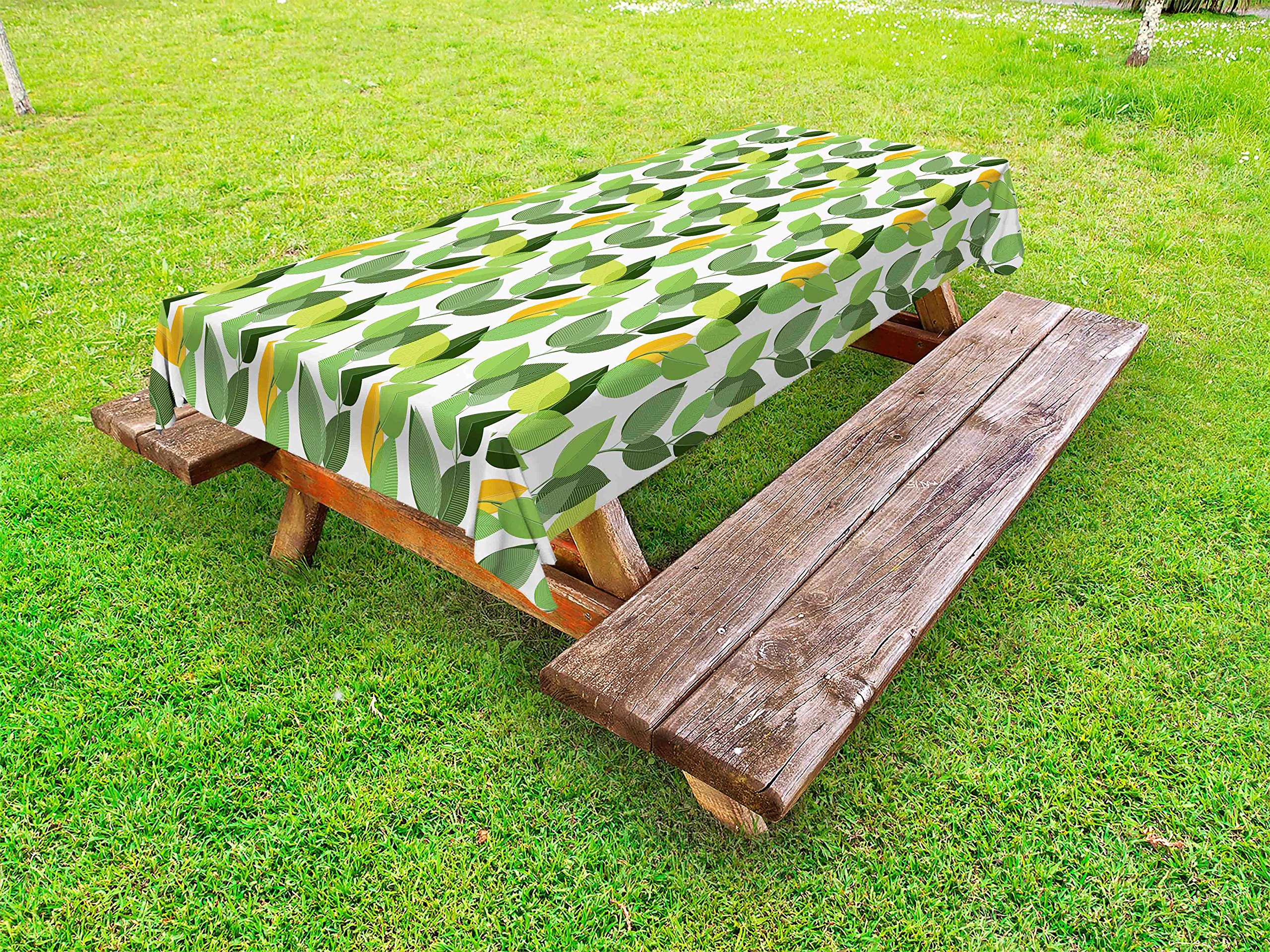 Ambesonne Washable Outdoor Tablecloth 58
