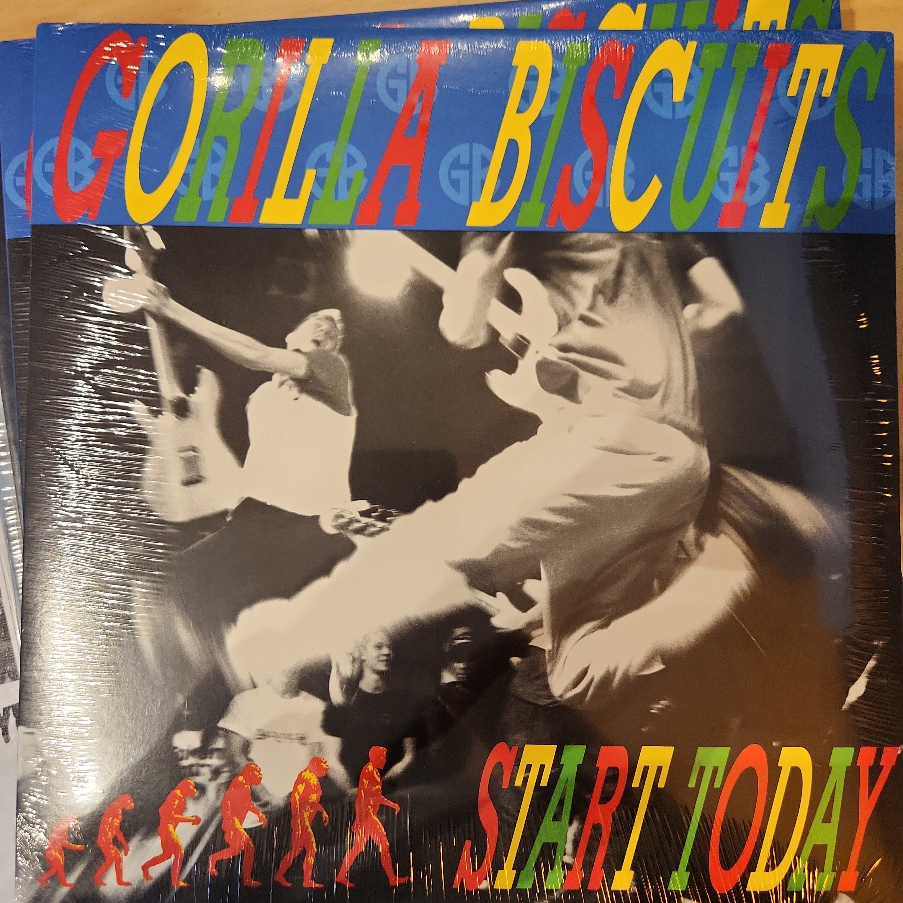 Gorilla Biscuits - Start Today (Color Vinyl LP) | Punk Hardcore Music Album for Collectors & Vinyl Enthusiasts | Perfect for Home Listening & Music Collections