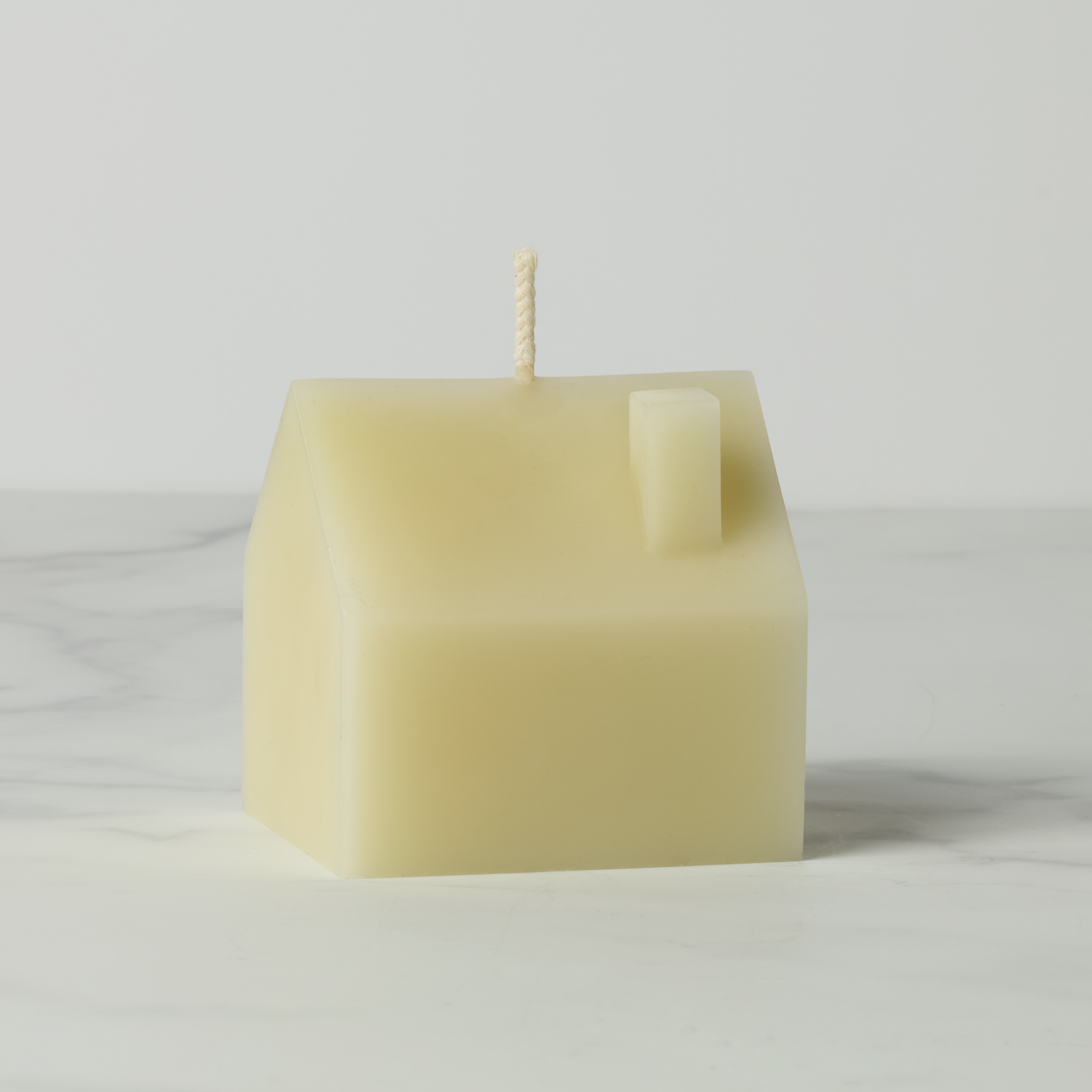 Premium Small House Scented Candle in Cream - Perfect for Home Decor, Relaxation & Gift Giving