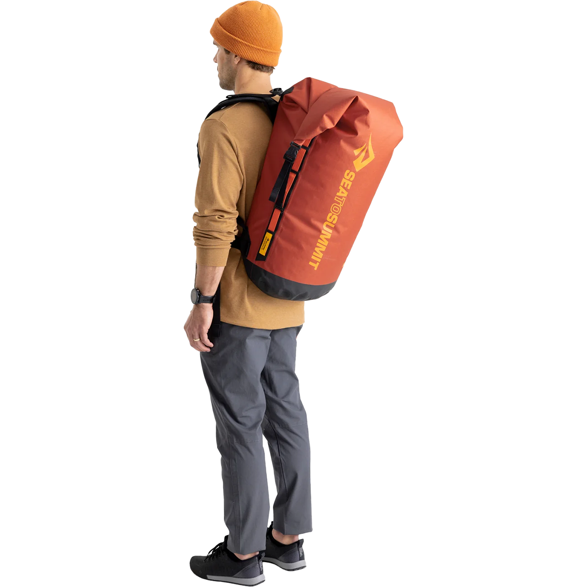 Big River 75L Waterproof Dry Backpack - Large Capacity for Hiking, Camping, Kayaking & Outdoor Adventures