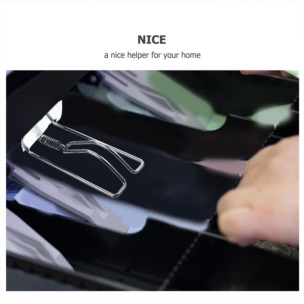 SEWACC 2-Pack Money Tray Clips - Cash Register Drawer Organizer Replacement Clips for Money Trays | Perfect for Retail Stores, Restaurants & Small Business Cash Management
