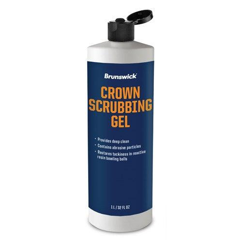 Brunswick Crown Scrubbing Gel 32 oz - Professional Bowling Ball Cleaner & Polish for Performance Maintenance | Perfect for League Play & Tournament Preparation