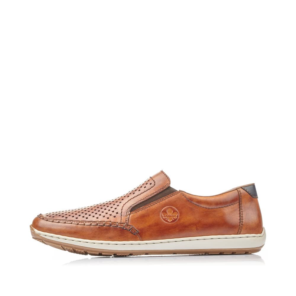 Rieker Men's Casual Low-Top Sneakers Loafers - Comfortable Slip-On Shoes for Walking, Travel & Office Wear
