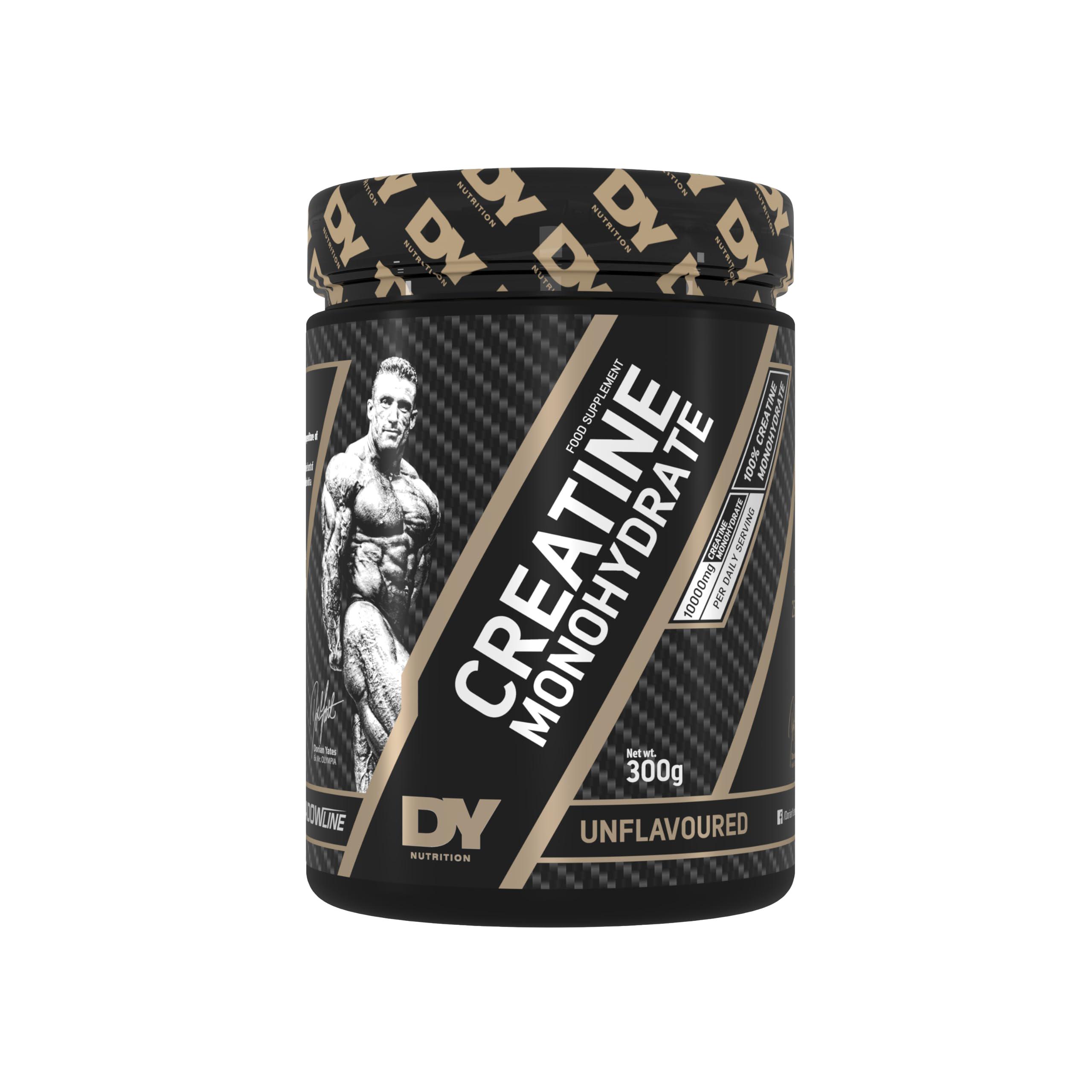 DY Nutrition Creatine Monohydrate Powder 300g - Pure Muscle Builder for Athletes & Bodybuilders - Pre & Post Workout Supplement for Strength & Recovery