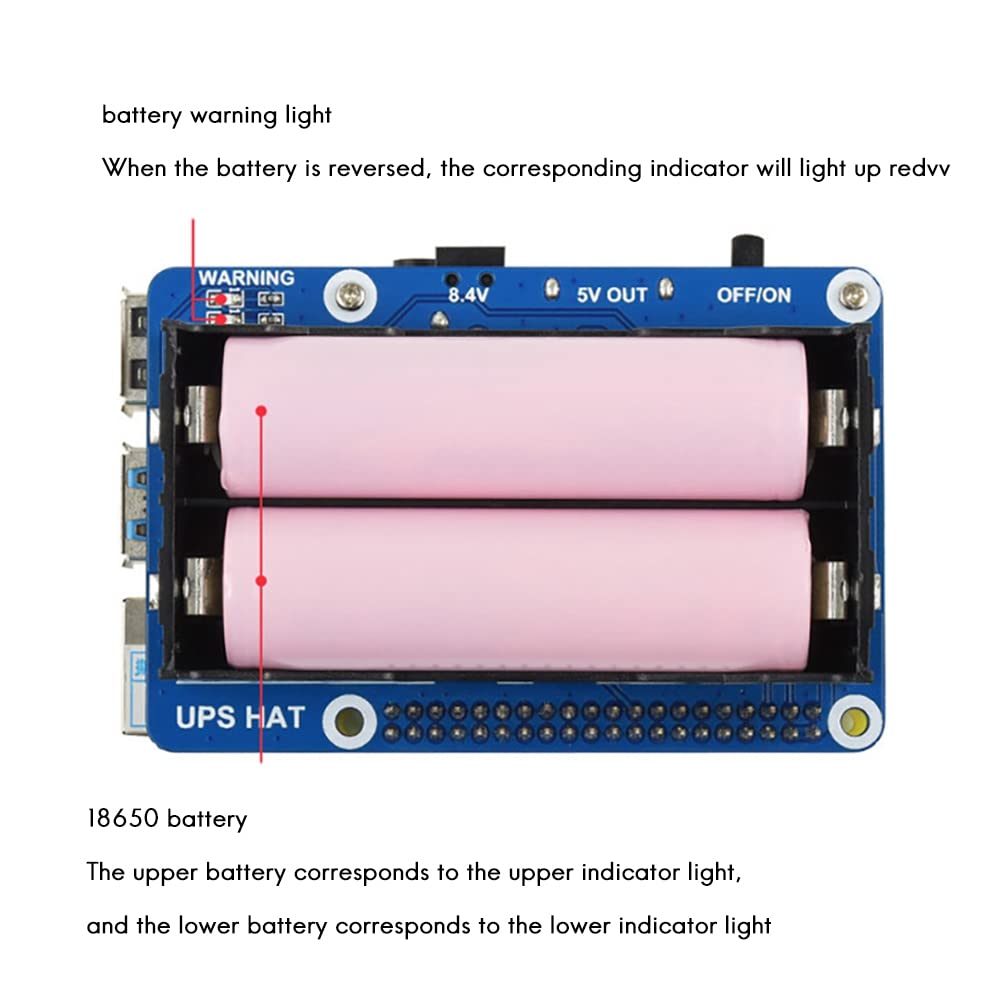 5V Stable Power Supply Lithium Battery Expansion Board Module for UPS - Backup Power Solution for Home & Office Electronics