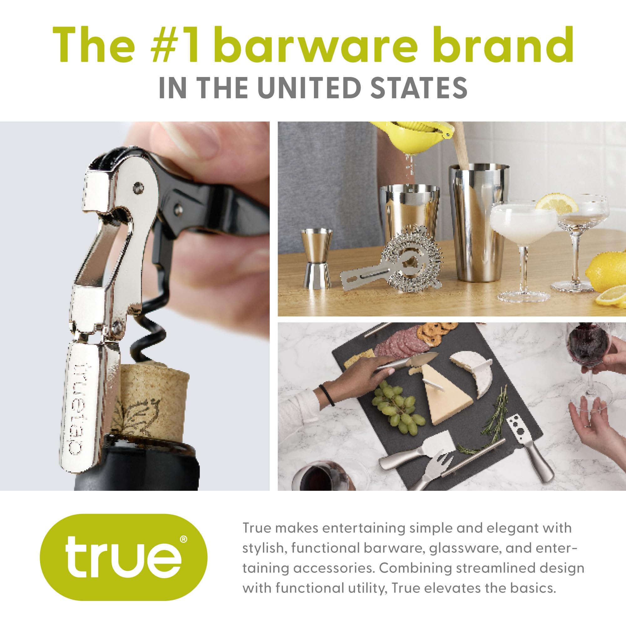 True Fizz Champagne Stoppers for Bottles - Premium Sparkling Wine Preserver & Wine Accessories Set (Gold, 1-Pack) - Perfect for Parties, Weddings & Home Entertaining