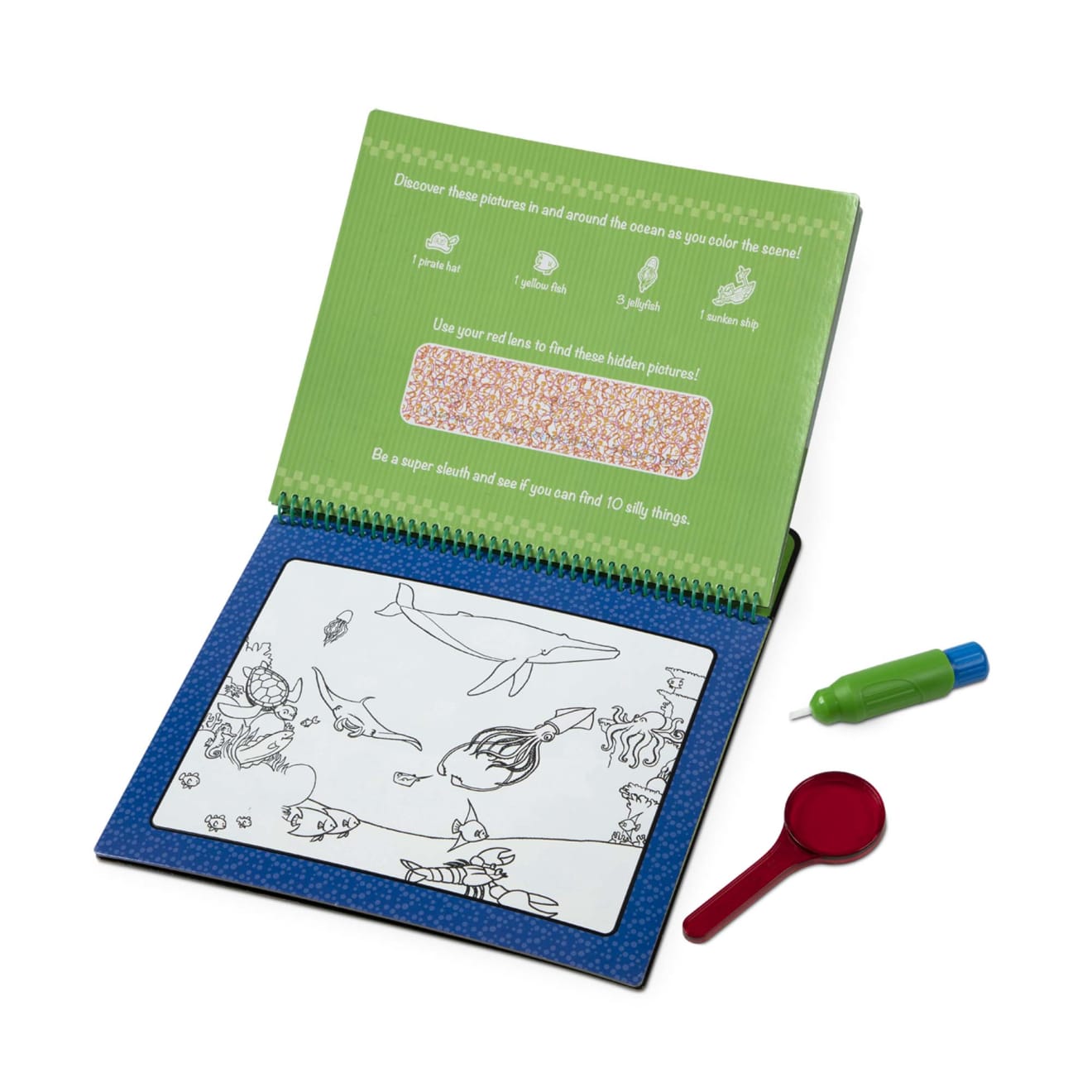 Water Wow! Animal Antics Deluxe Water Reveal Pad - Reusable Travel Activity for Kids - Perfect for Road Trips, Airplane Rides & Quiet Time Play