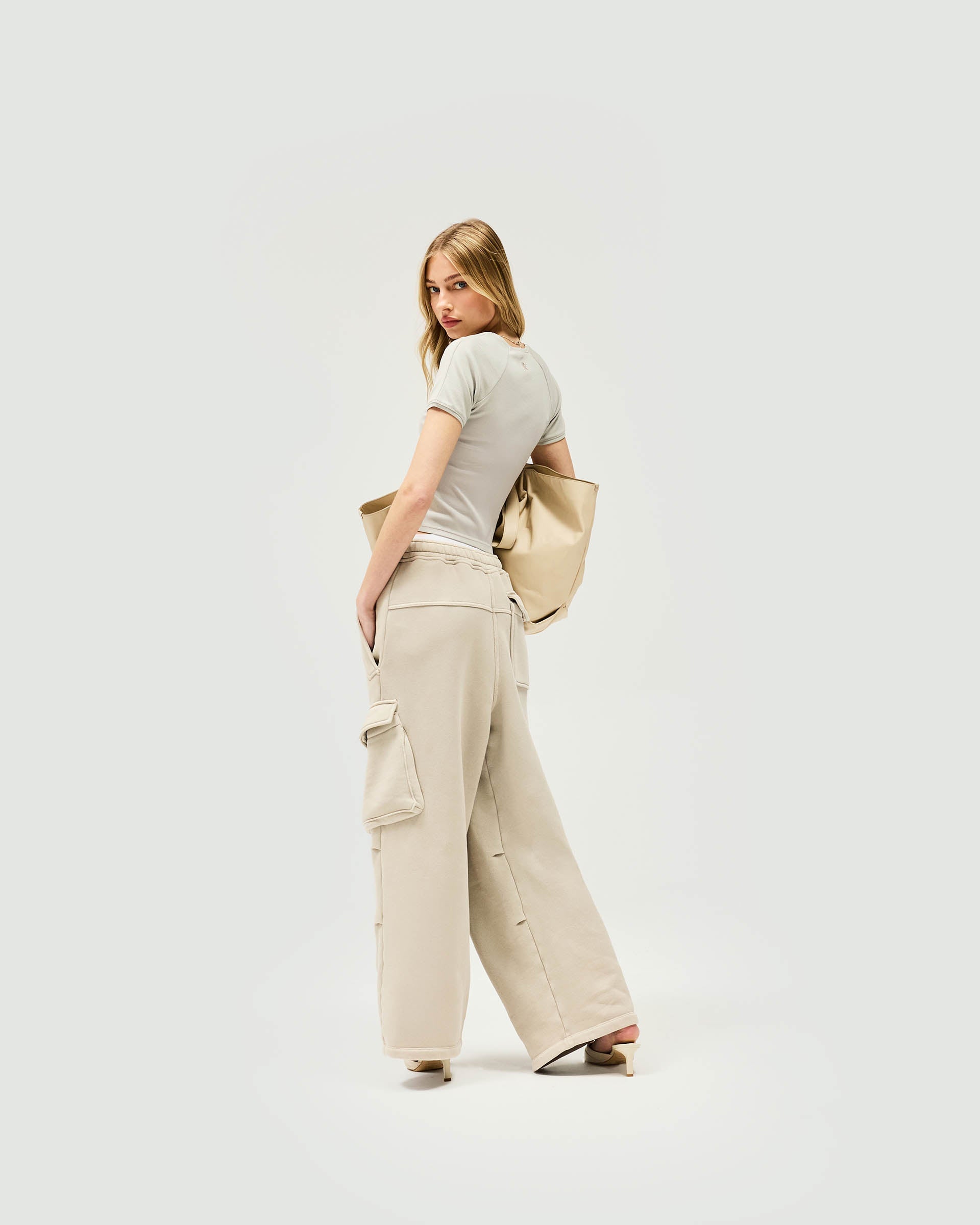 Initial Cargo Jogger Pants - Storm Color | Men's Casual Streetwear Joggers with Multiple Pockets | Perfect for Gym, Running, Travel & Everyday Wear
