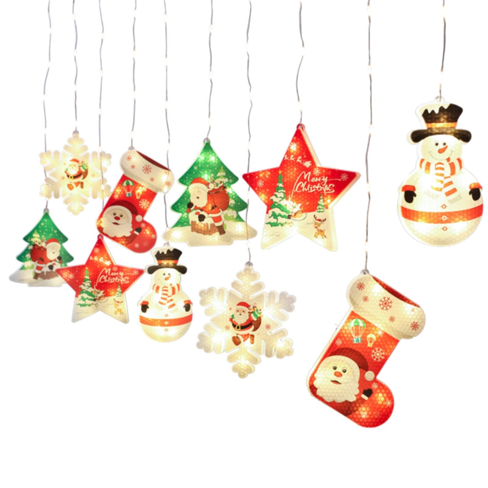 USB Ice Bar Lights - 10 Pack Warm White Waterproof Battery Powered String Lights for Bedroom, Garden, Christmas Tree, Wedding & Party Decor (Yellow, One Size) | Indoor & Outdoor Decorative Lighting