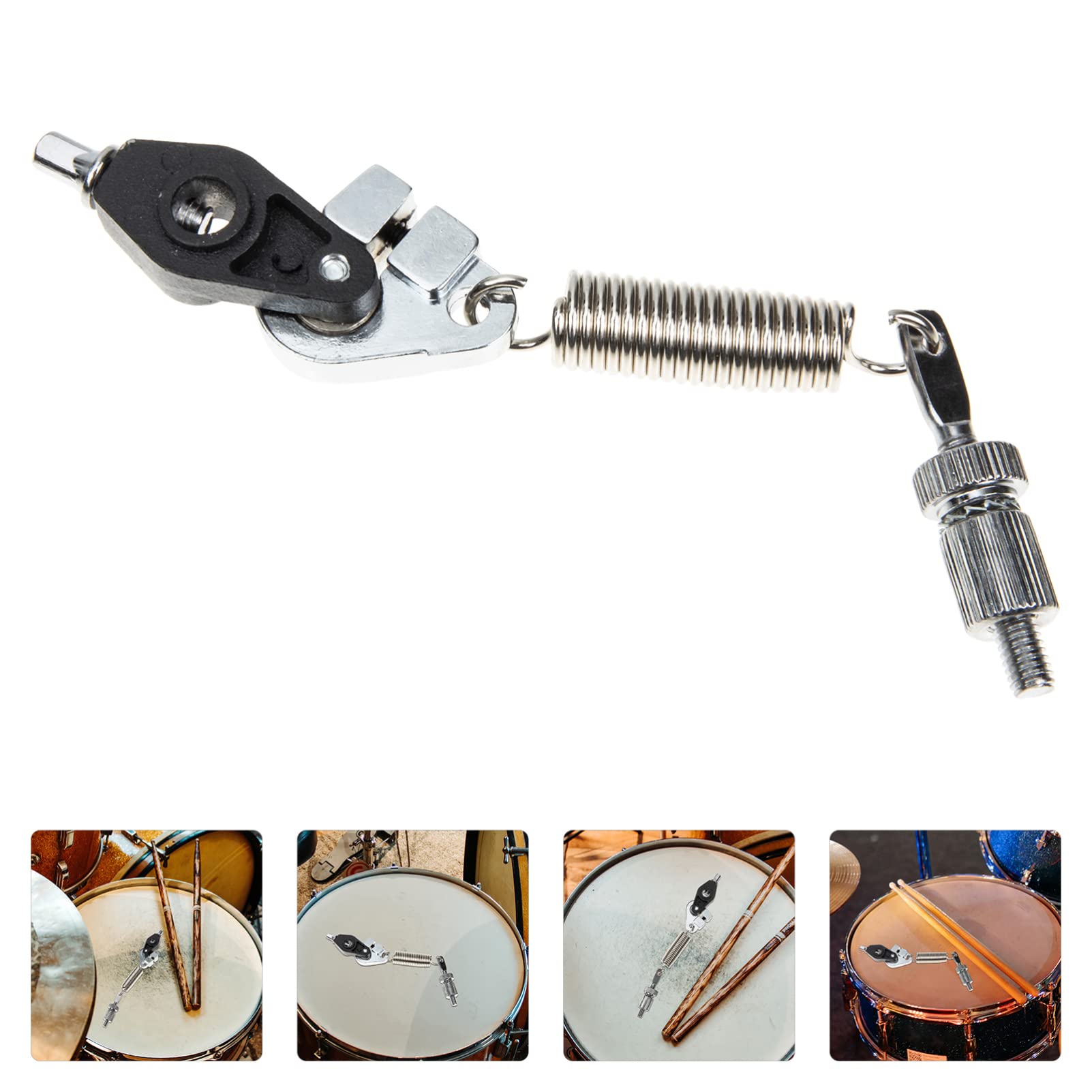 **ERINGOGO Bass Drum Pedal Spring Fittings - Heavy Duty Metal Drum Foot Pedal Spring Hooks for Easy Installation | Drum Accessories for Professional Drummers & Music Enthusiasts**