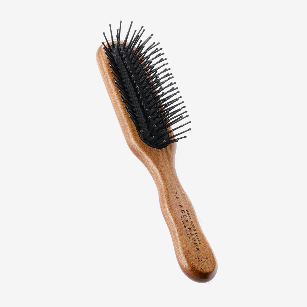 Classic Rectangular Brush with Pom Pins - Professional Makeup Brush Set for Foundation, Contouring & Blending - Perfect for Home & Professional Makeup Artists