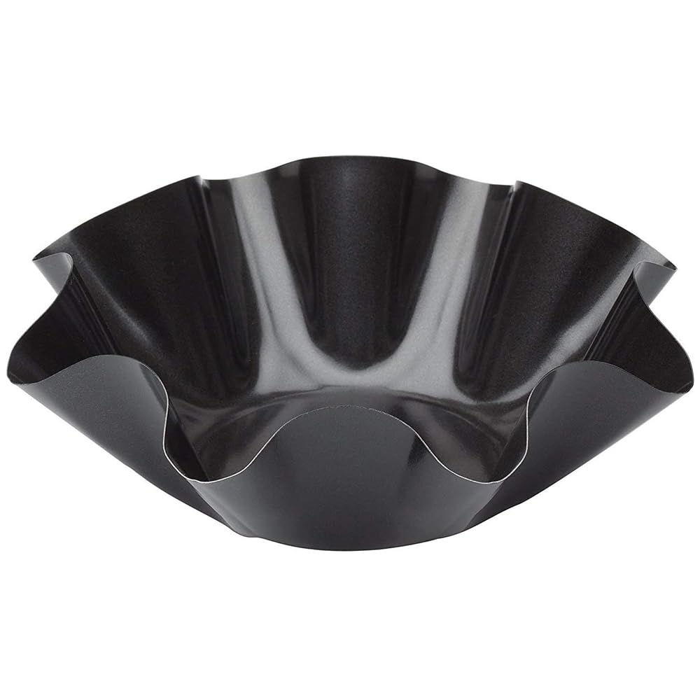 HIC Non-Stick Carbon Steel Tortilla Bowl Maker Set of 2 - Perfect for Tostadas, Tacos & Nachos - Ideal for Home Kitchen, Party Snacks & Mexican Cuisine