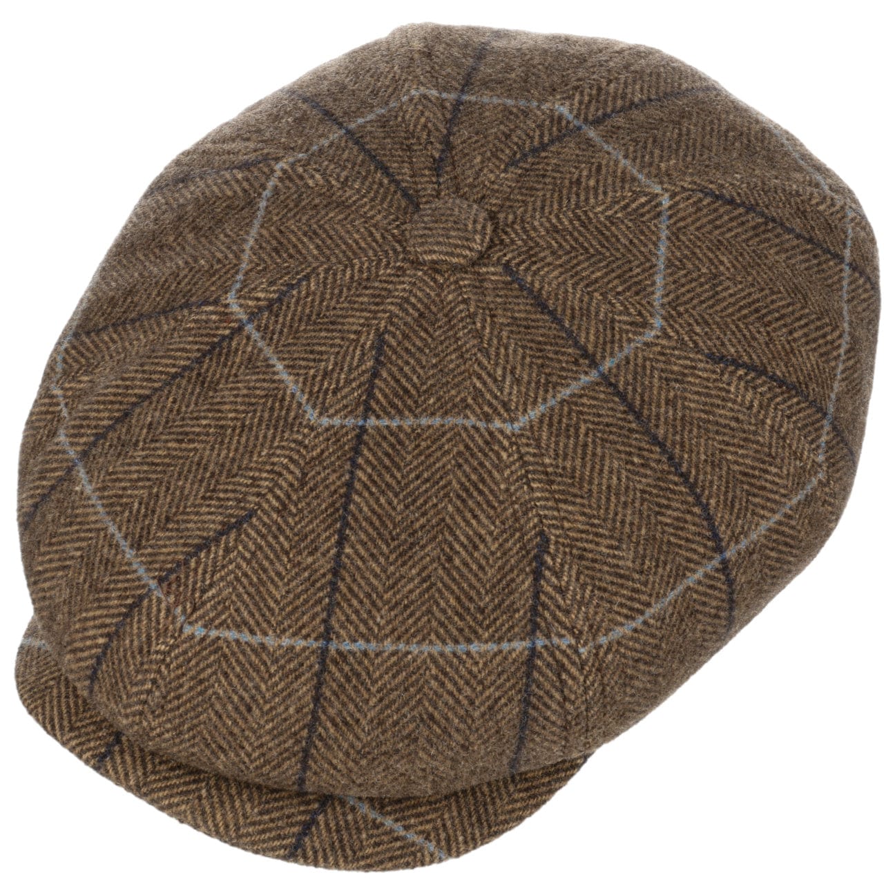 Stetson Hatteras Gallanger Wool Flat Cap for Men - Classic Winter Hat for Outdoor Activities, Travel & Casual Wear