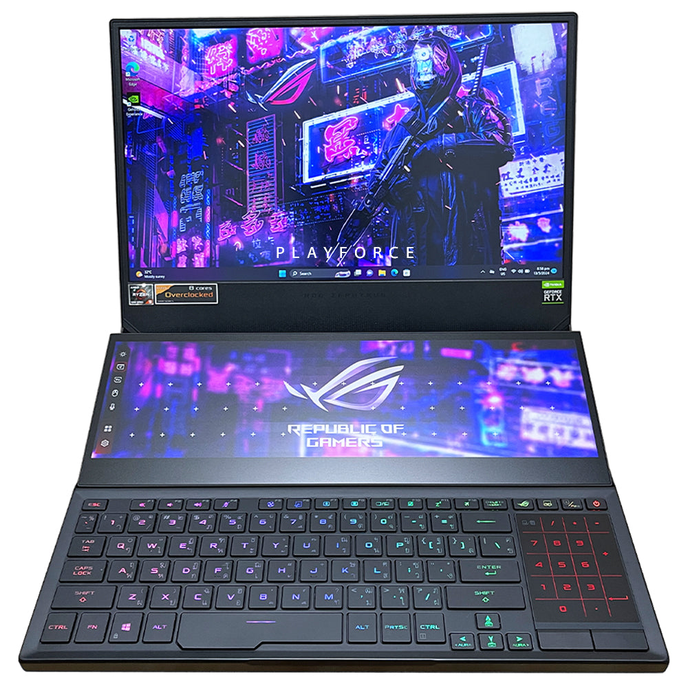ASUS ROG Zephyrus Duo 15 Gaming Laptop - AMD Ryzen 9 5900HX, NVIDIA RTX 3070, 32GB RAM, 1TB SSD, 15.6