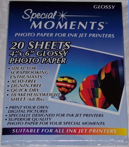 Premium Photo Paper for Inkjet Printers - High-Quality Glossy & Matte Finish - Perfect for Family Photos, Wedding Albums, and Professional Prints