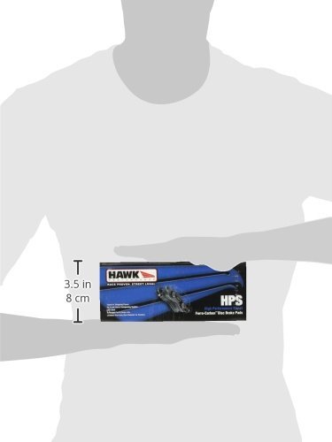 HB185F.590 HPS Performance Street Brake Pads - High Performance Ceramic Brake Pads for Cars & Trucks | Smooth Stopping Power, Low Noise & Dust | Perfect for Daily Driving, Commuting & City Traffic