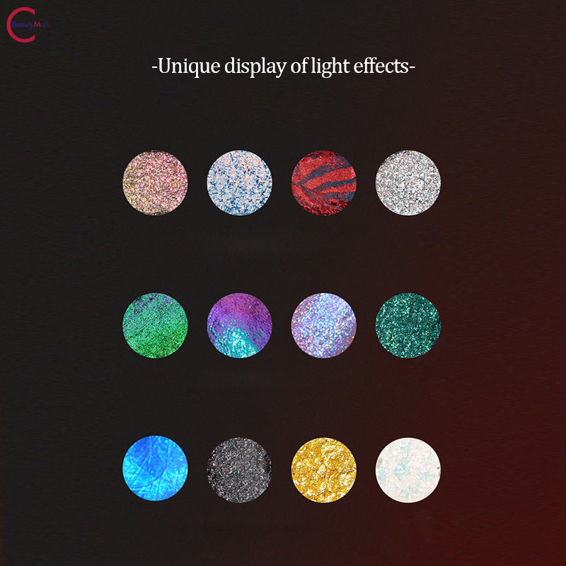CHEERYEP 16 Color Natural Star Eyeshadow Palette - 03#Focus, Vegan & Cruelty-Free Makeup for Day & Night Looks - Perfect for Parties, Weddings & Everyday Wear