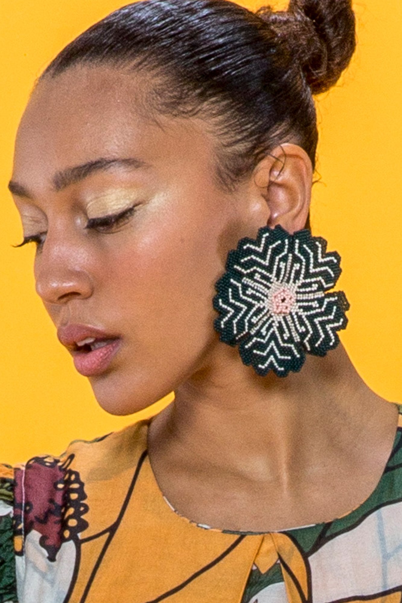 Handmade Huichol Beaded Earrings - Colorful Mexican Artisan Jewelry for Women - Perfect for Festivals, Parties & Boho Fashion