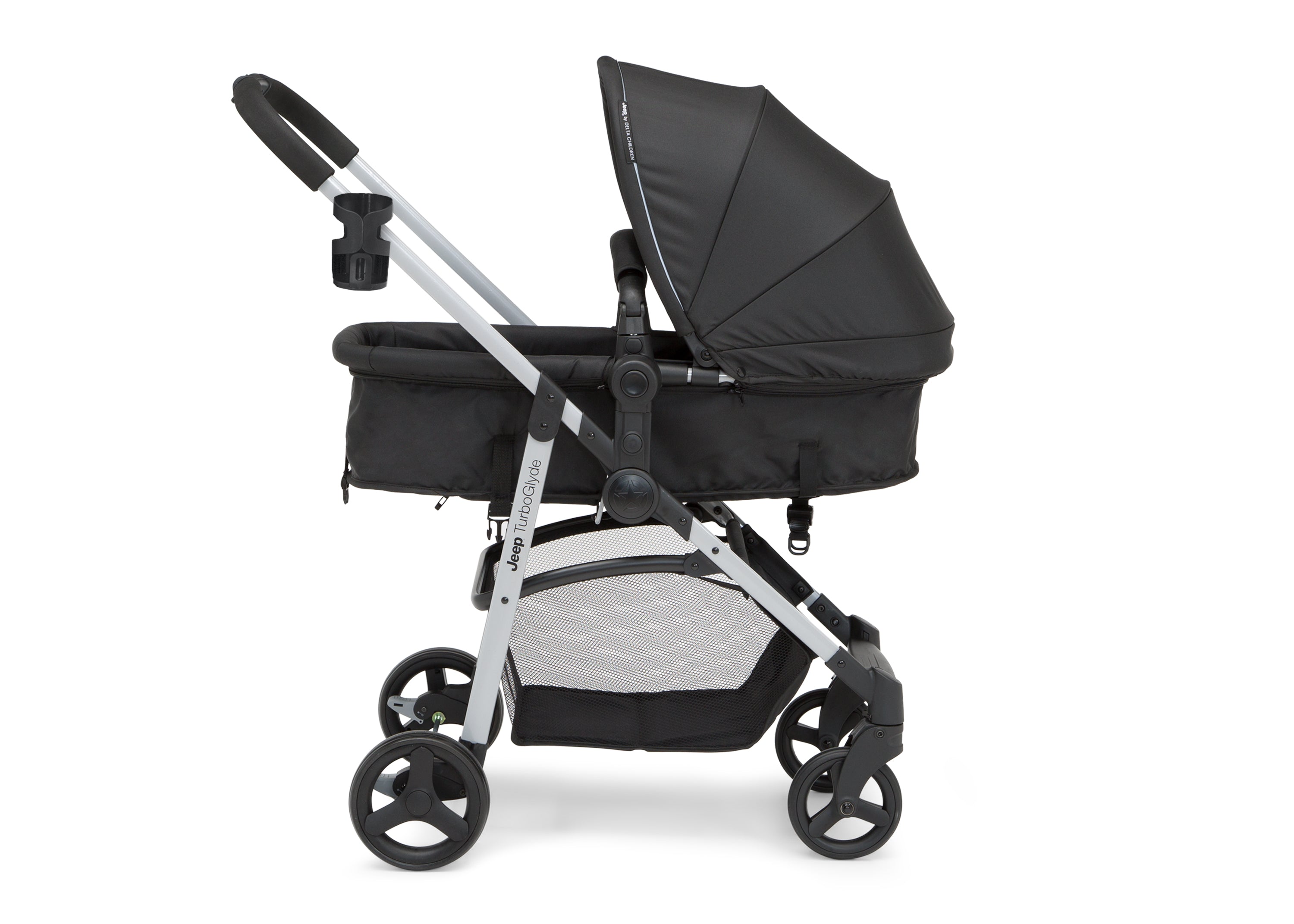 Jeep TurboGlyde 3-in-1 Convertible Stroller for Infants & Toddlers - Lightweight Travel System with Car Seat Compatibility | Perfect for Shopping, Travel & Daily Walks