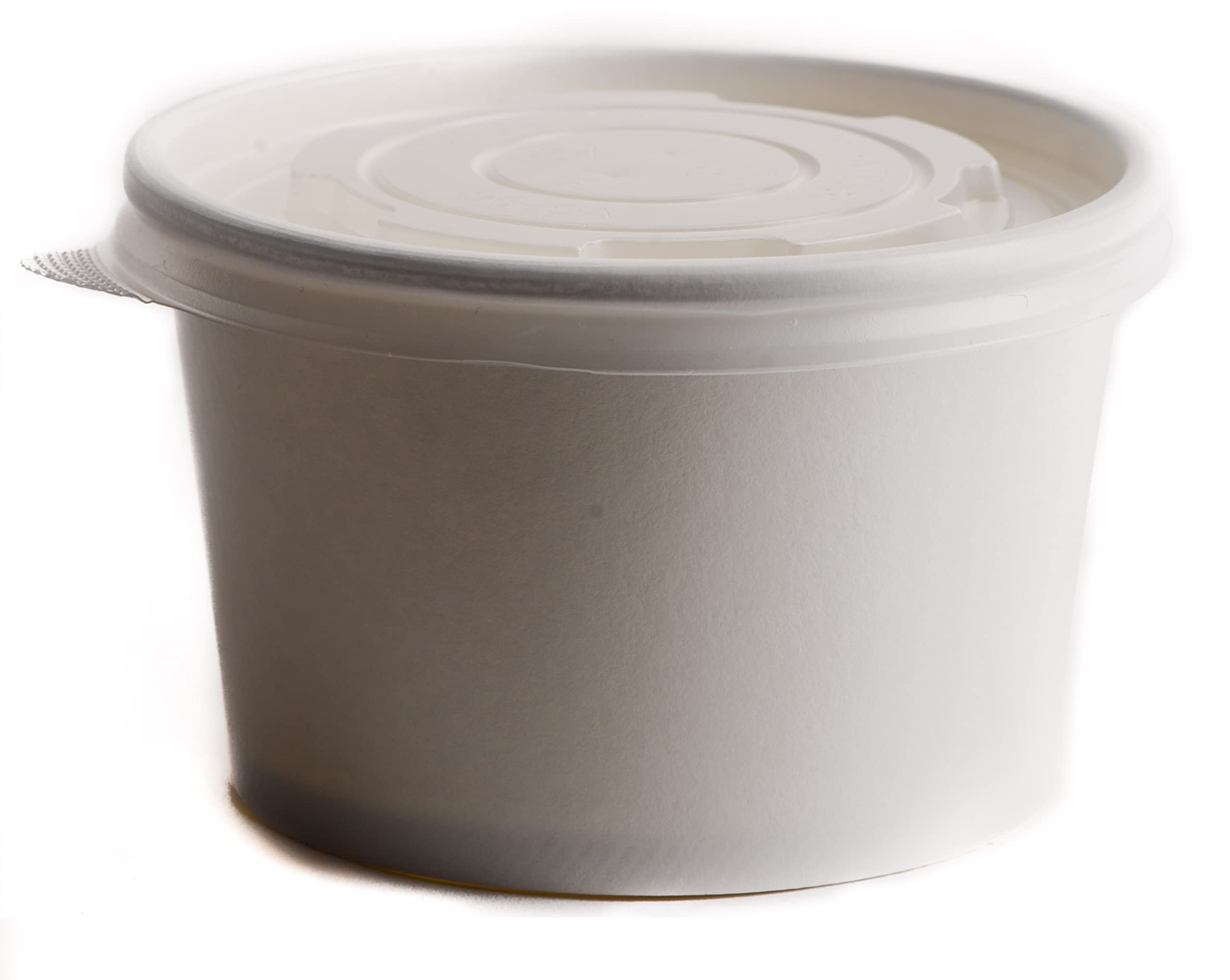 [75 Pack] 12 oz Disposable White Paper Soup Containers with Lids - Microwave & Freezer Safe Food Storage Bowls for Ice Cream, Frozen Yogurt, Desserts, Takeout - Perfect for Restaurants, Cafes, and Home Use