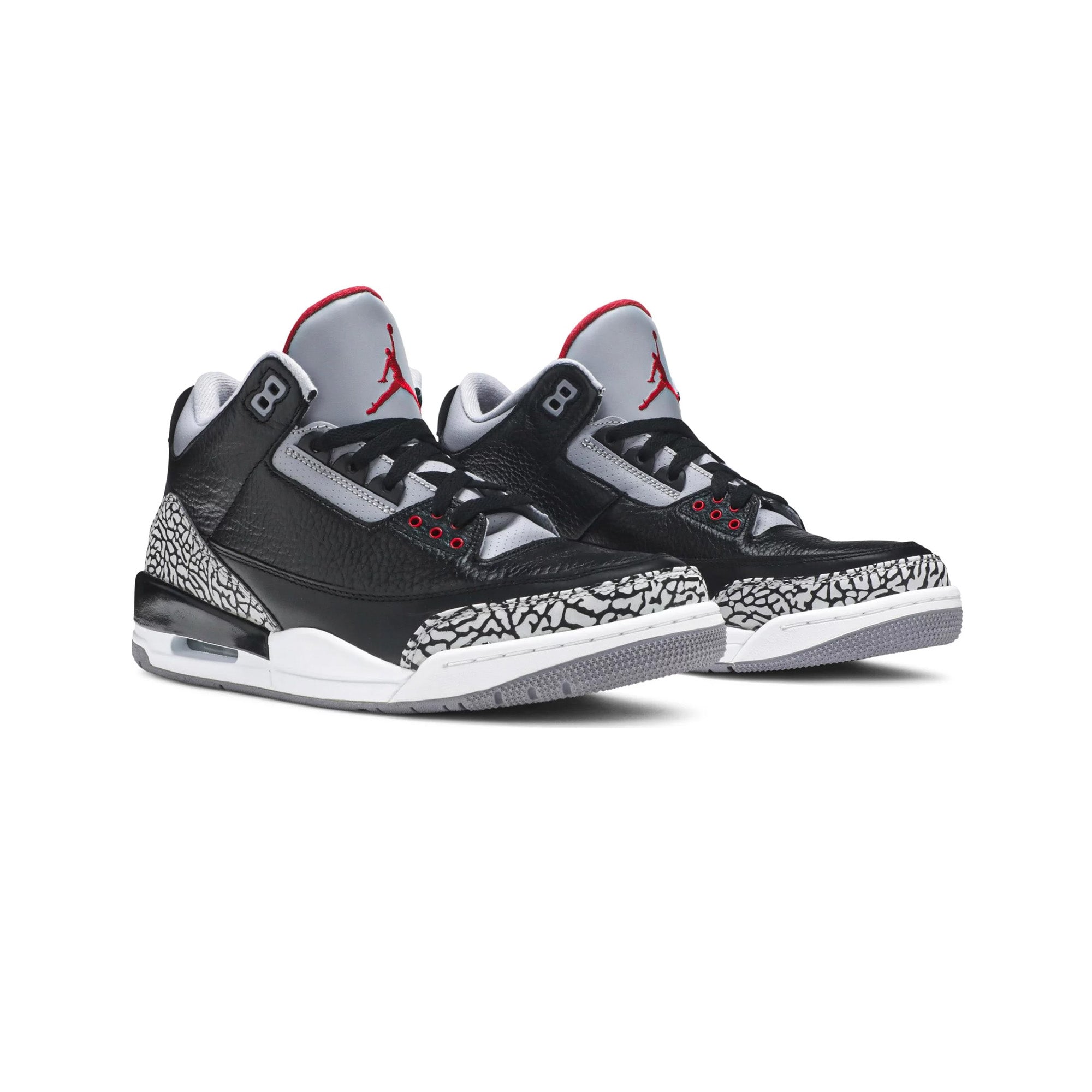 Air Jordan 3 Retro 'Black Cement' Men's Basketball Shoes - 2011 Edition - Premium Leather Sneakers for Sports & Streetwear Fashion