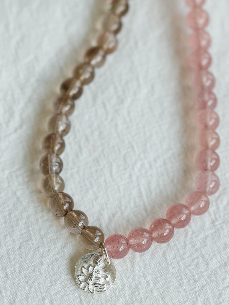Dream Energy Crystal Bracelet - Triple Layer Rose Quartz Mix for Women, Healing Stone Jewelry for Stress Relief & Positive Energy - Perfect for Meditation, Yoga & Spiritual Healing