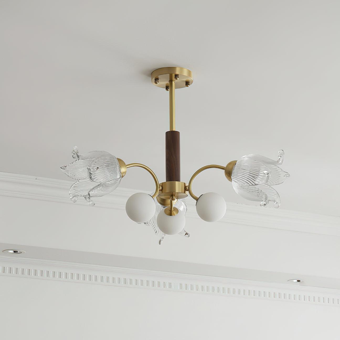 Elegant Talia Crystal Chandelier - Modern Ceiling Light Fixture for Dining Room, Bedroom & Living Room Decor | Energy Efficient LED Lighting | Perfect for Home & Wedding Venue Decorations