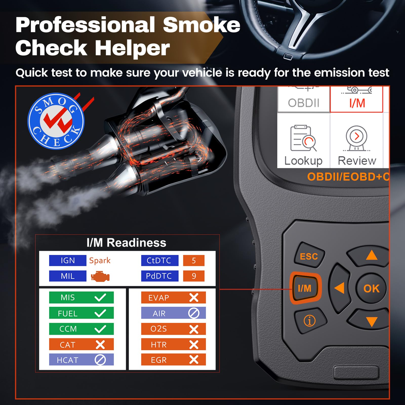 ANCEL AD530 & BST200 12V Car Battery Tester - Digital Auto Battery Analyzer for Cars, Trucks, SUVs - Perfect for Home Mechanics & Professional Diagnostics