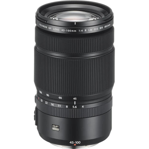 FUJIFILM GF 45-100mm f/4 R LM OIS WR Lens - Professional Medium Format Zoom Lens for Portraits, Landscapes & Travel Photography | Weather-Resistant Design