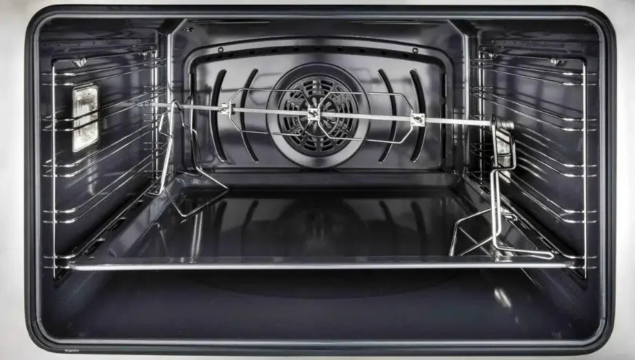 ILVE Majestic II 40-Inch Electric Range with Brass Trim - Stainless Steel UMDI10NS3SSG - Professional Kitchen Appliance for Home Chefs & Cooking Enthusiasts