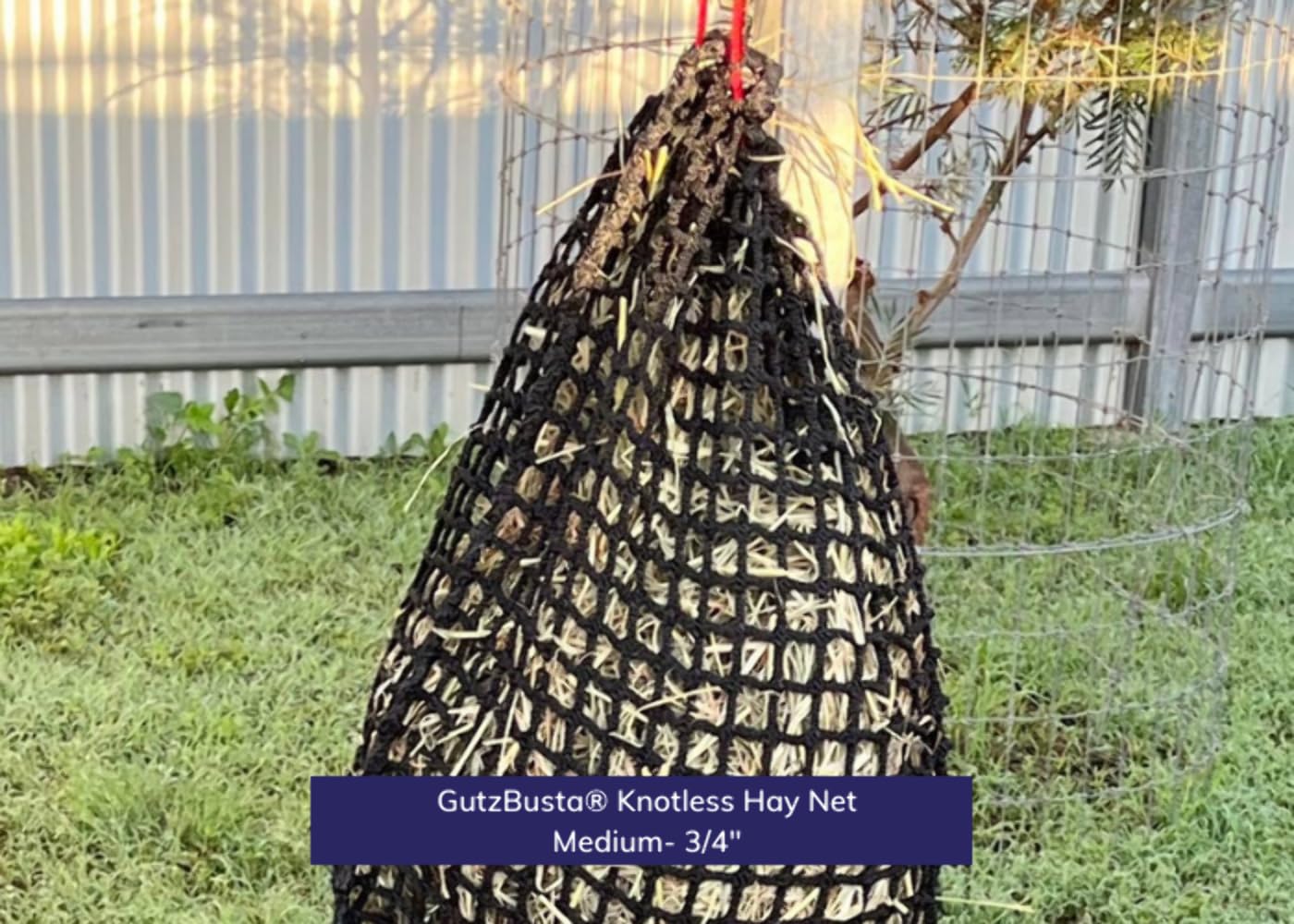 Medium Knotless Slow Feed Hay Net 3/4